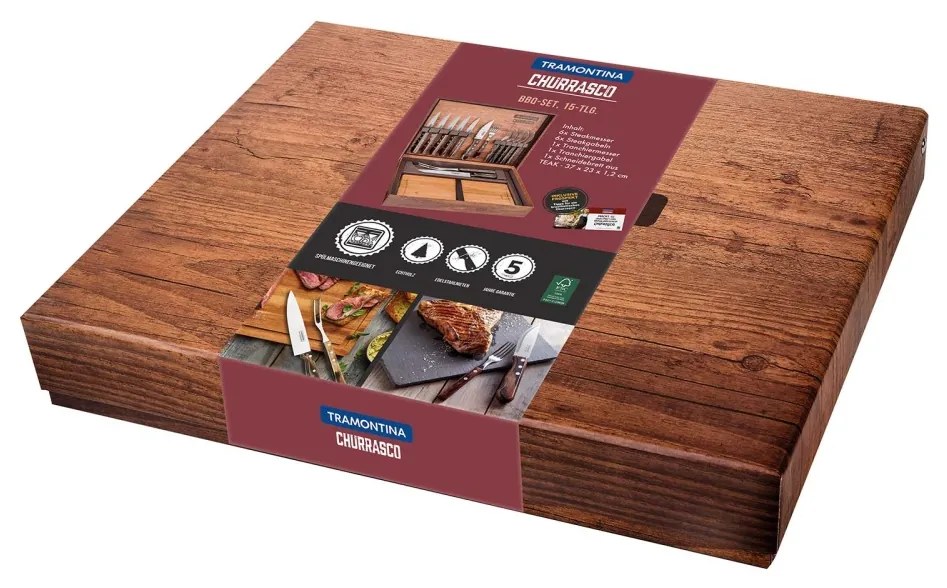 Set cutite jumbo si furculite pentru friptura Tramontina 29899324