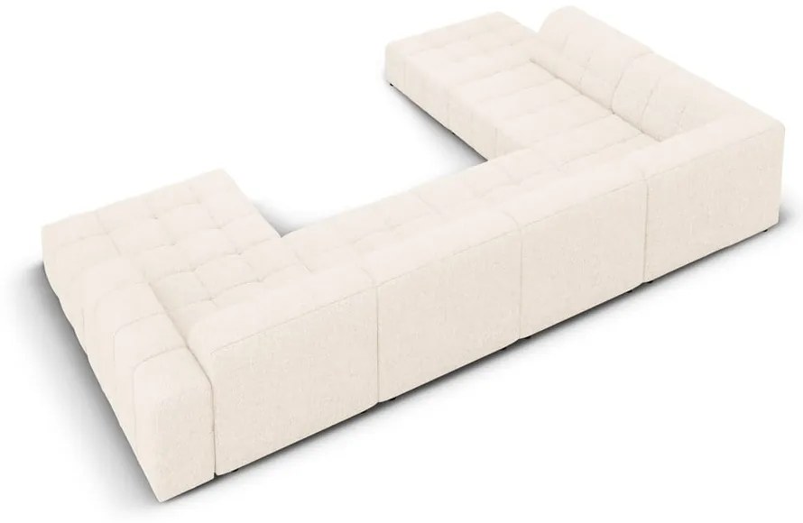 Colțar crem (colț pe stânga/în formă de "U") Chicago – Cosmopolitan Design