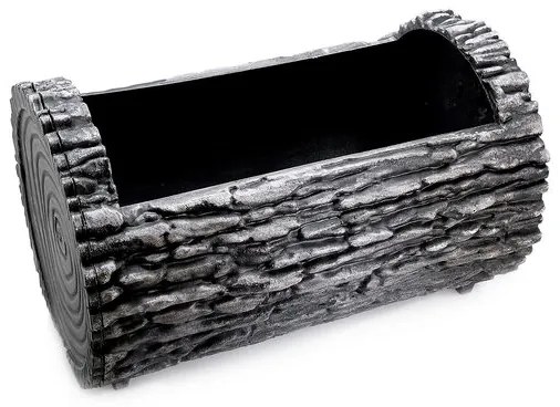 Ghiveci decorativ pentru flori model scoarta copac 34x21cm