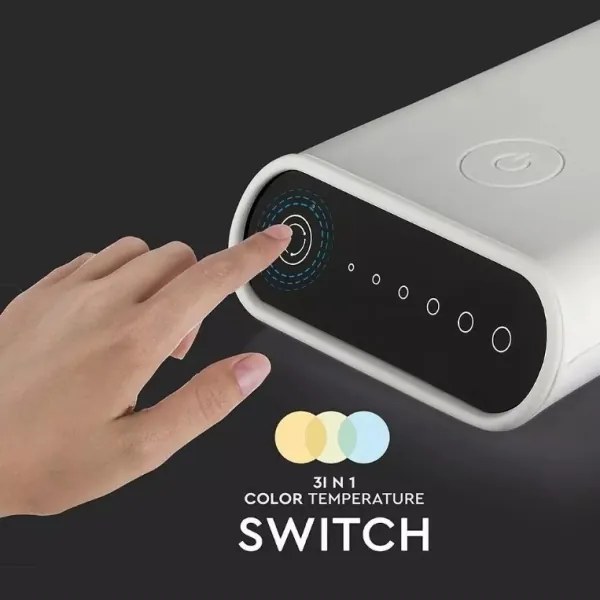 Lampă LED flexibilă reglabilă, birou, 6,5W, 5V, 3000-6000K