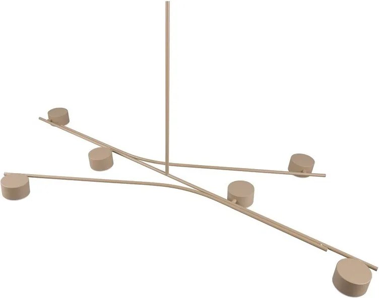 Lustră bej din metal Coda – Trio Select