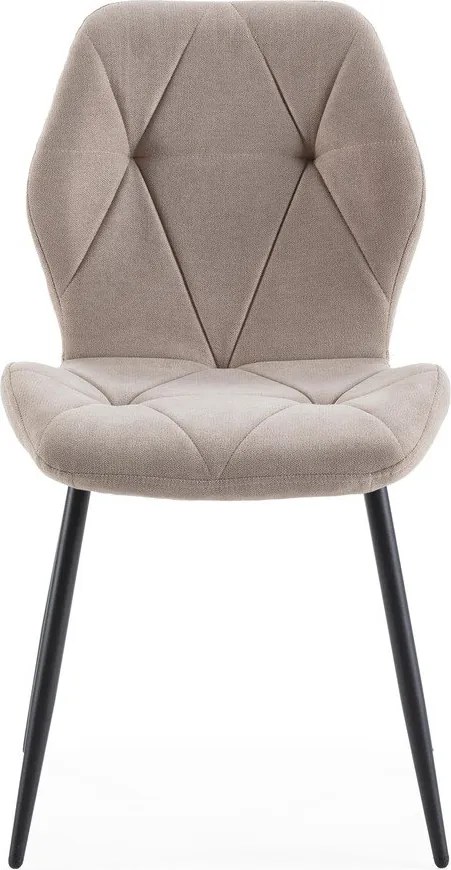 Scaune de dining bej 4 buc. Luna – Marckeric