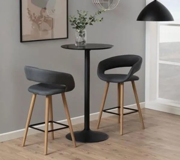 Masa inalta tip bar 60 cm negru Ibiza