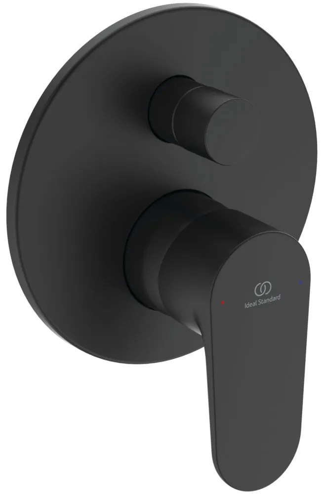 Baterie incastrata, pentru 2 consumatori, cu corp, negru matase Negru mat