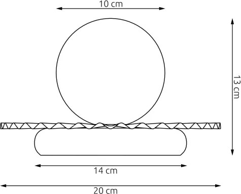 Lampă de masă UMBRA 1xG9/8W/230V, albă