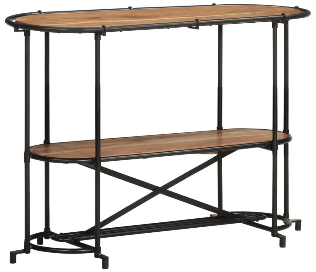 vidaXL Masă consolă, 110x42x76 cm, lemn masiv de acacia