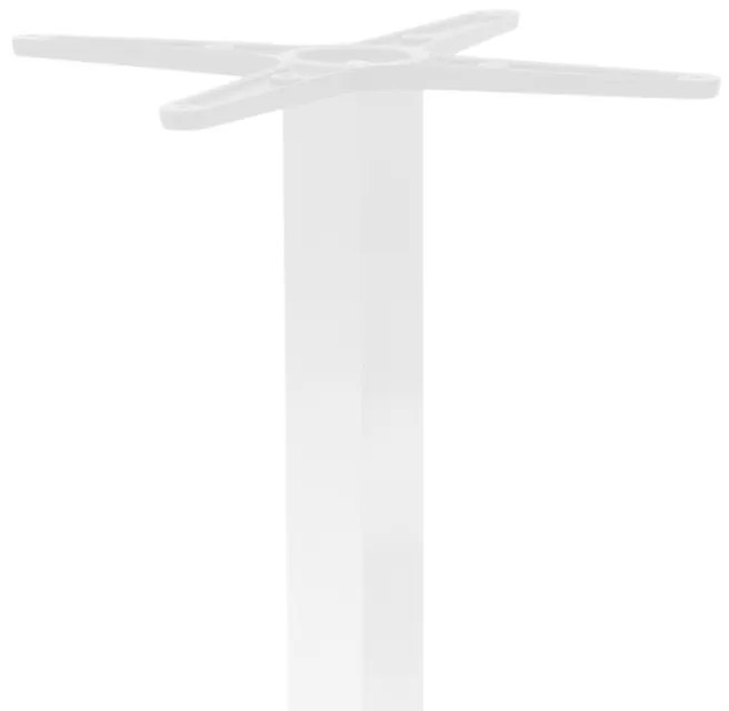 Stalp picior suport blat masa bar Stofan metal alb 45x45x108 cm