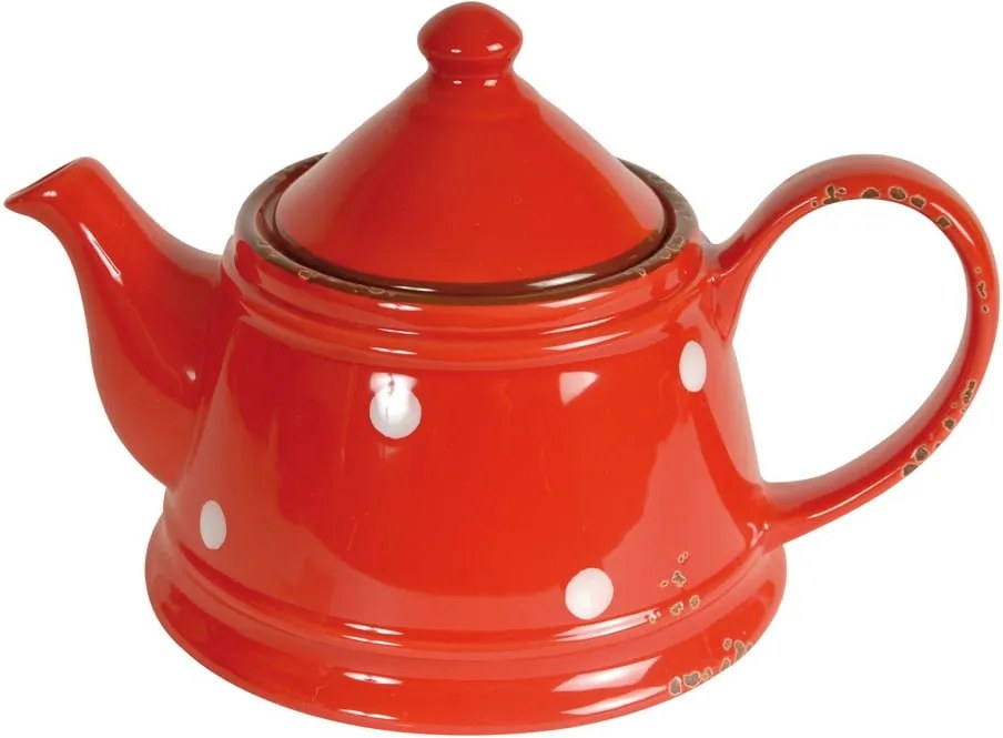 Ceainic din ceramică Antic Line Tea Red, 480 ml, roșu