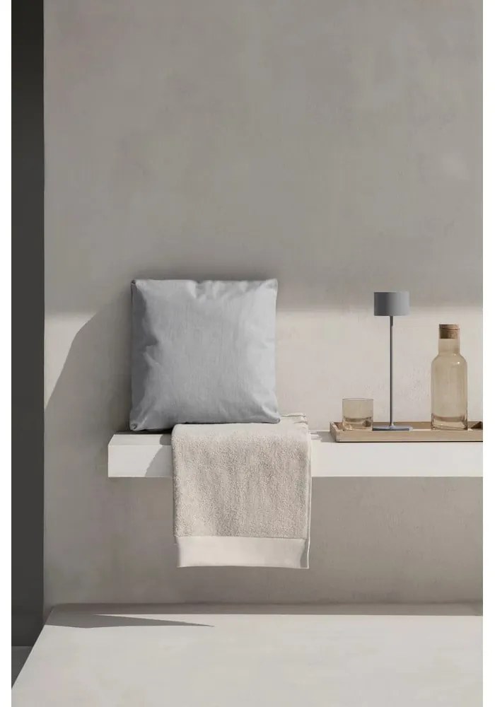 Pernă decorativă exterior Blomus Grow, 38 x 38 cm, albastru deschis