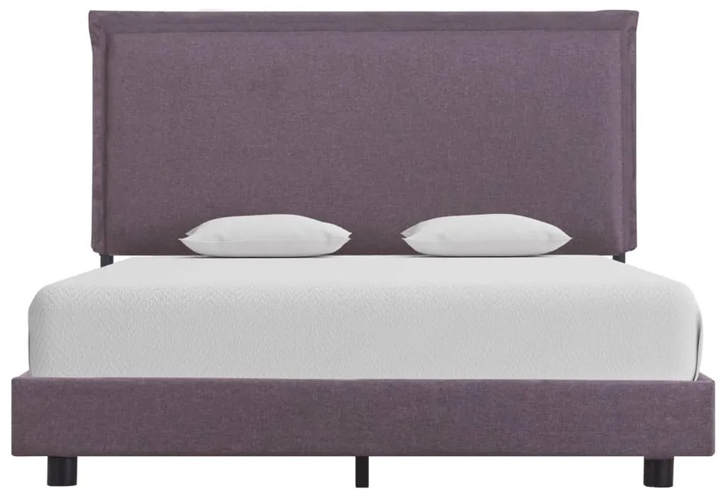 281002 vidaXL Cadru de pat, gri taupe, 120 x 200 cm, material textil