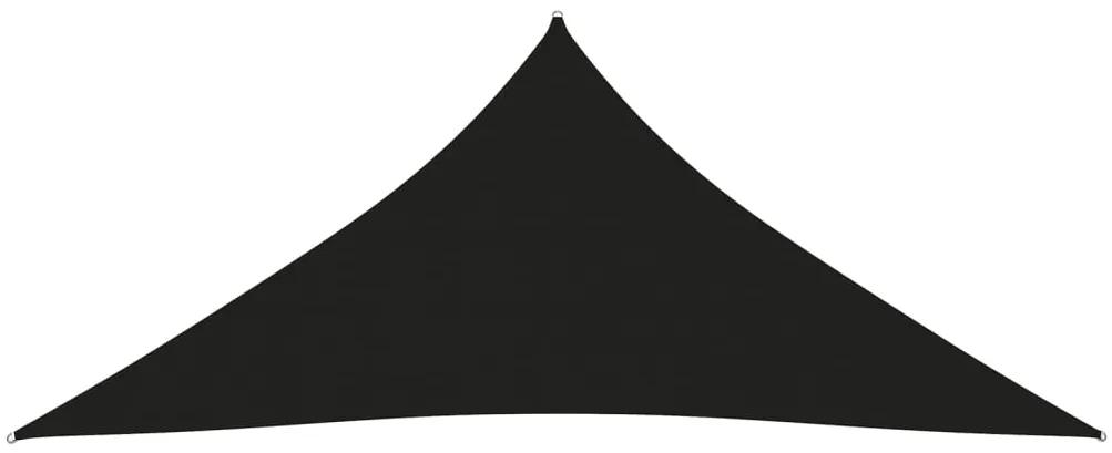 Parasolar, negru, 4x5x5 m, tesatura oxford, triunghiular Negru, 4 x 5 x 5 m
