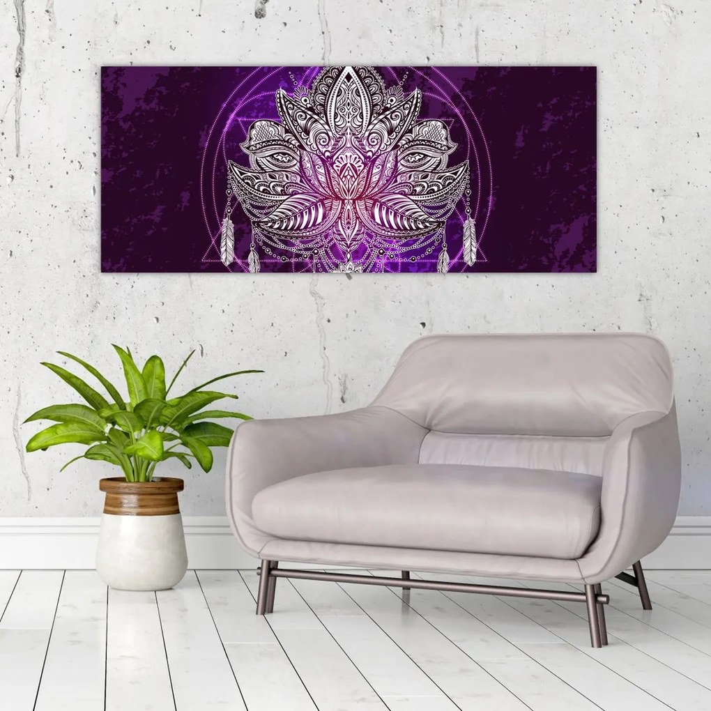 Tablou - Lotus (120x50 cm)