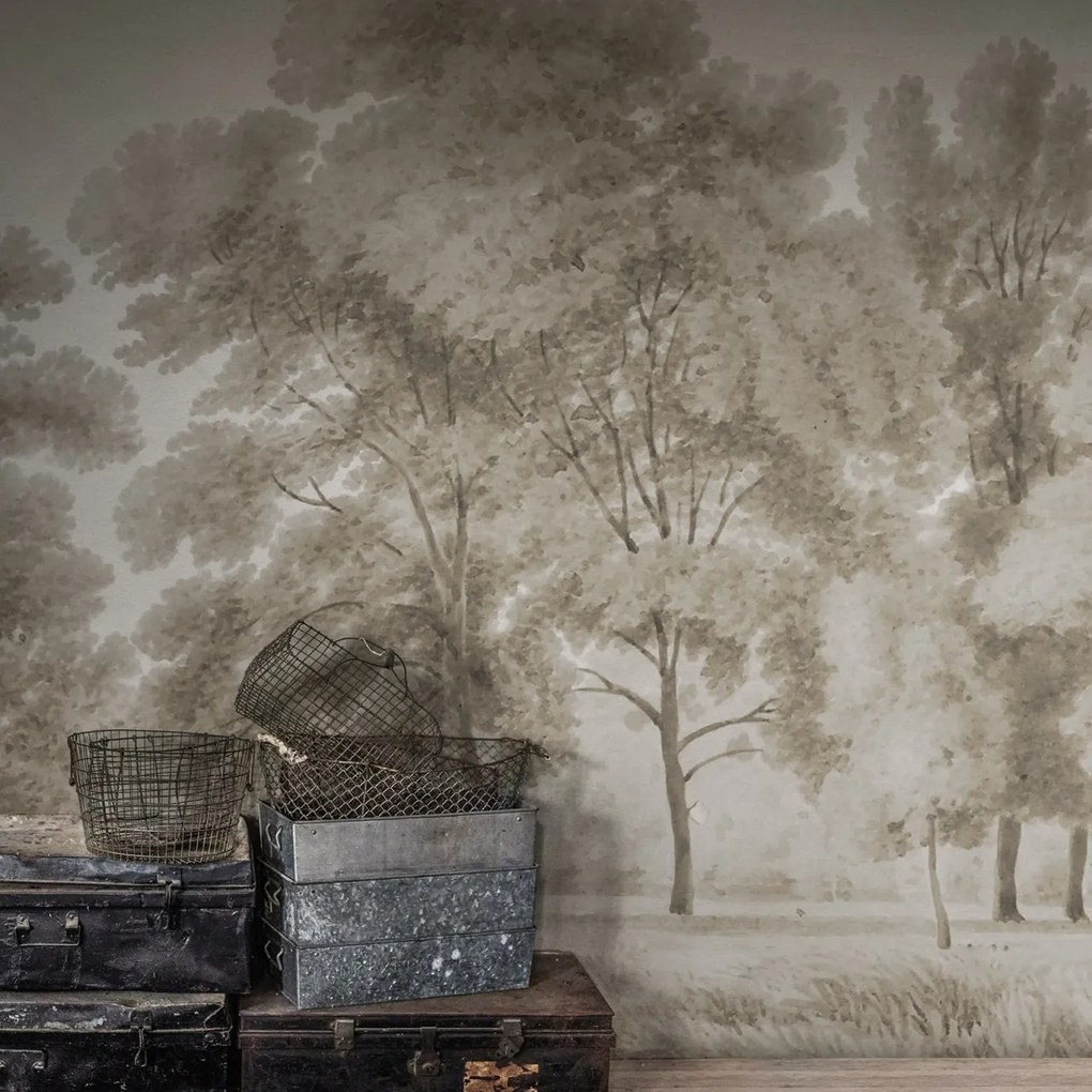 Fototapet, Whispering Forest, Beige, Rebel Walls