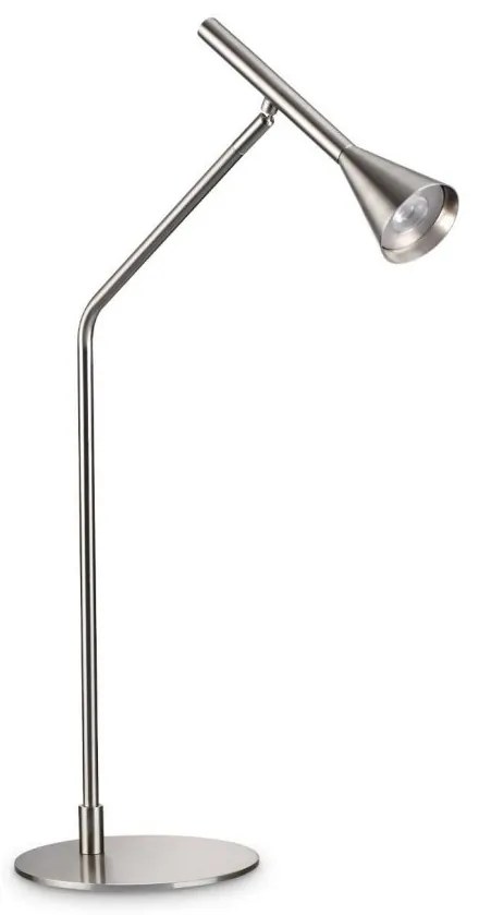 Lampa LED de masa minimalista Diesis tl nichel