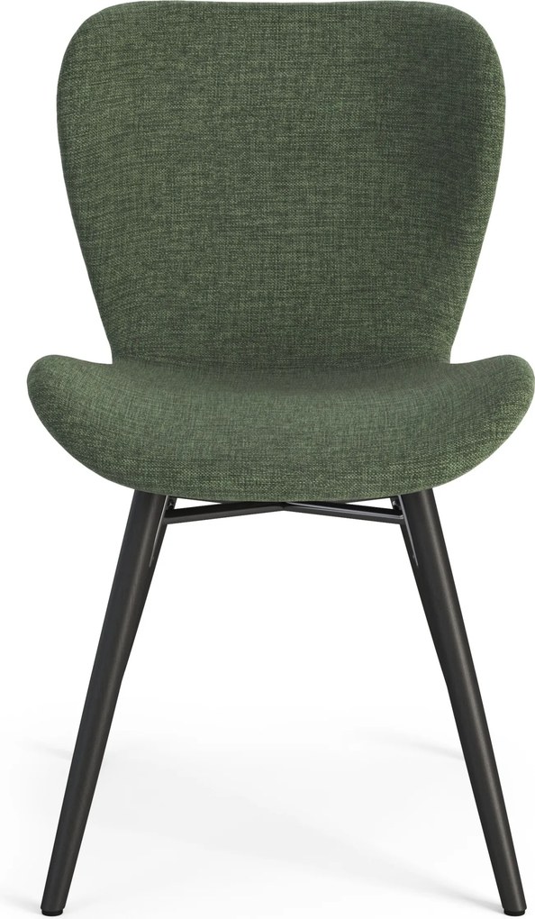 MAZZONI EXPORT ALTEA Verde (țesătură Rio 140) / picioare negre – SCAUN MODERN PENTRU LIVING / SUFRAGERIE / BUCĂTĂRIE / BIROU