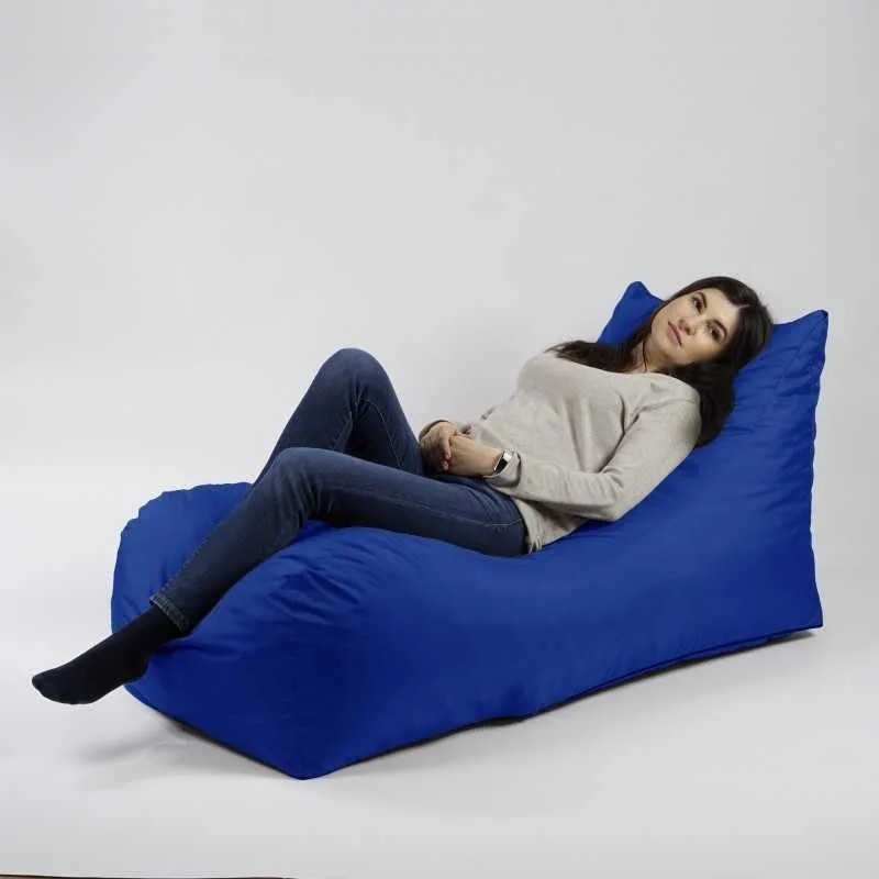 Fotoliu Looloop Pufrelax, Material Impermeabil - Blue Royal