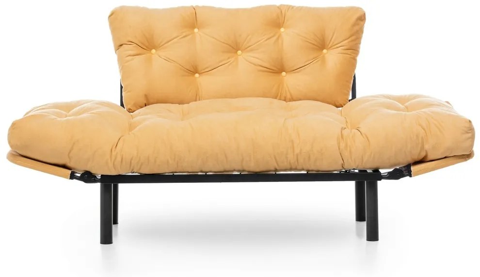 Canapea extensibilă Nitta Mustard