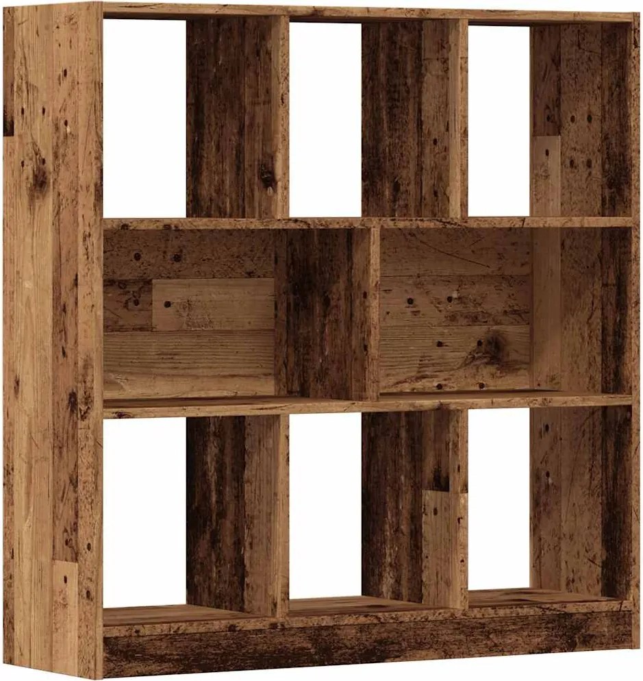 vidaXL Dulap cu cărți lemn vechi 97,5x29,5x100 cm din lemn prelucrat