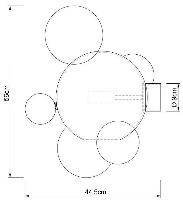 Aplica de perete LED design modern Boliccine