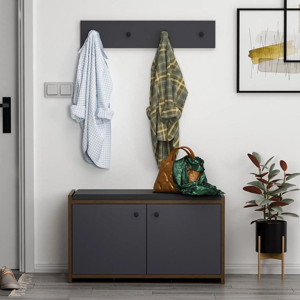 PANTOFAR Zen Shoe Cabinet, Alb, 35x45x80 cm