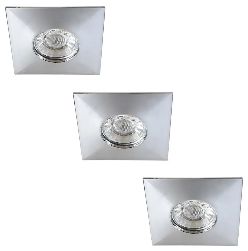 Rabalux 1079 - SET 3xLED Lampă încastrată baie RANDY 3xLED/4W/230V
