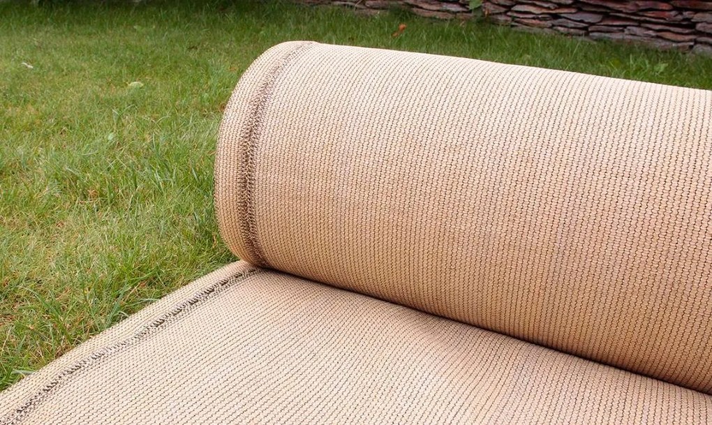 Plasă de umbrire 1,2x50m 95% 200g Bej
