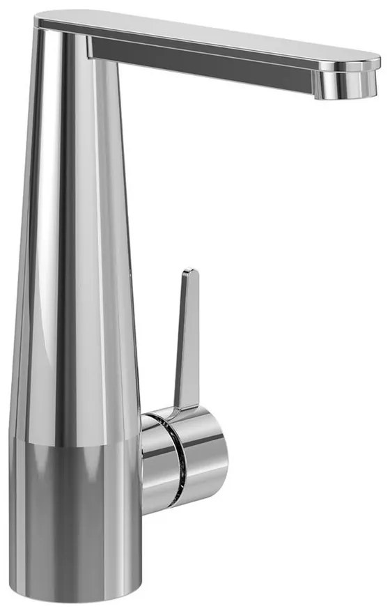 Baterie lavoar Villeroy&Boch Conum monocomanda crom lucios cu ventil Push-Open