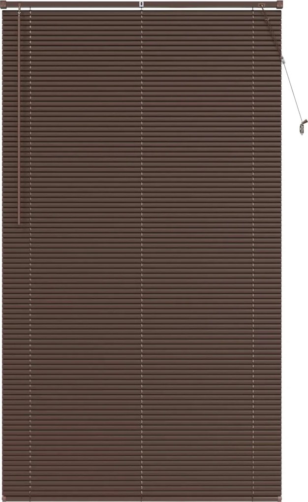 vidaXL Jaluzea venetiană Maro Întunecat cu Model 213 x 110 cm PVC