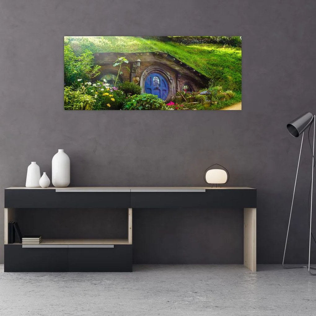 Tablou - Orasul Hobitin (120x50 cm)