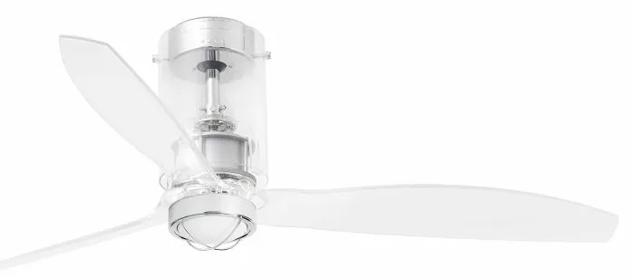 Lustra cu Ventilator si telecomanda MINI TUBE M transparent