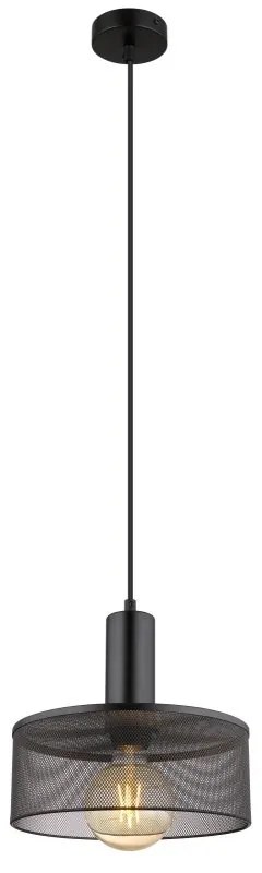 Pendul design industrial JEDD negru 25cm