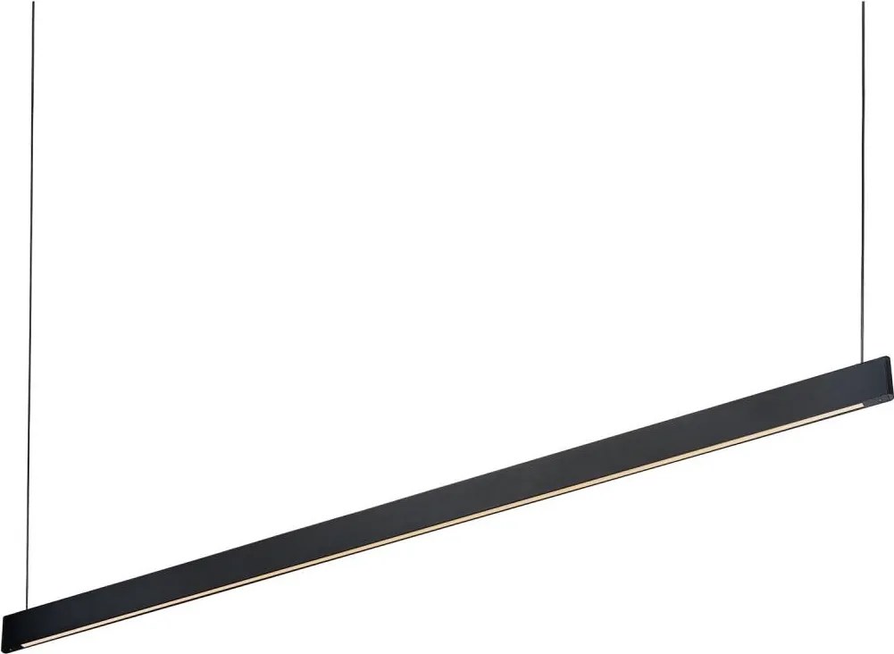 Ideal Lux - Pendul LED suspendat pe cablu DESK WIDE LED/36W/230V CRI 90 120 cm negru