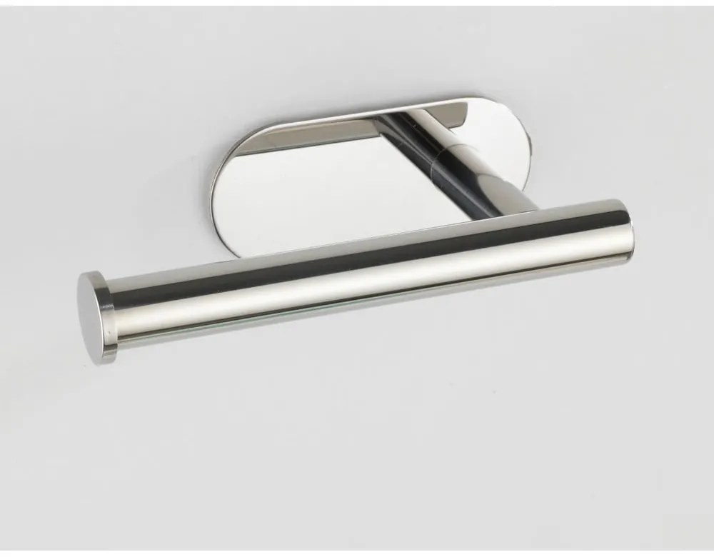 Suport oțel inoxidabil pentru hârtie igienică fără sistem de prindere cu șurub Wenko Turbo-Loc® Orea Shine