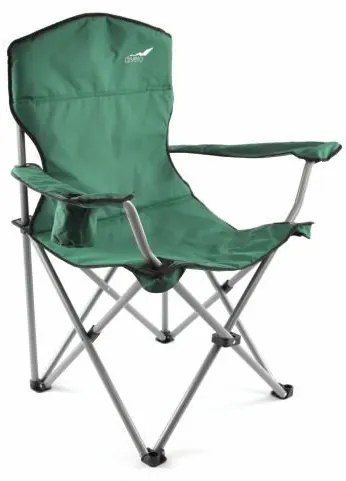 Scaun de camping pliabil DIVERO XL - verde