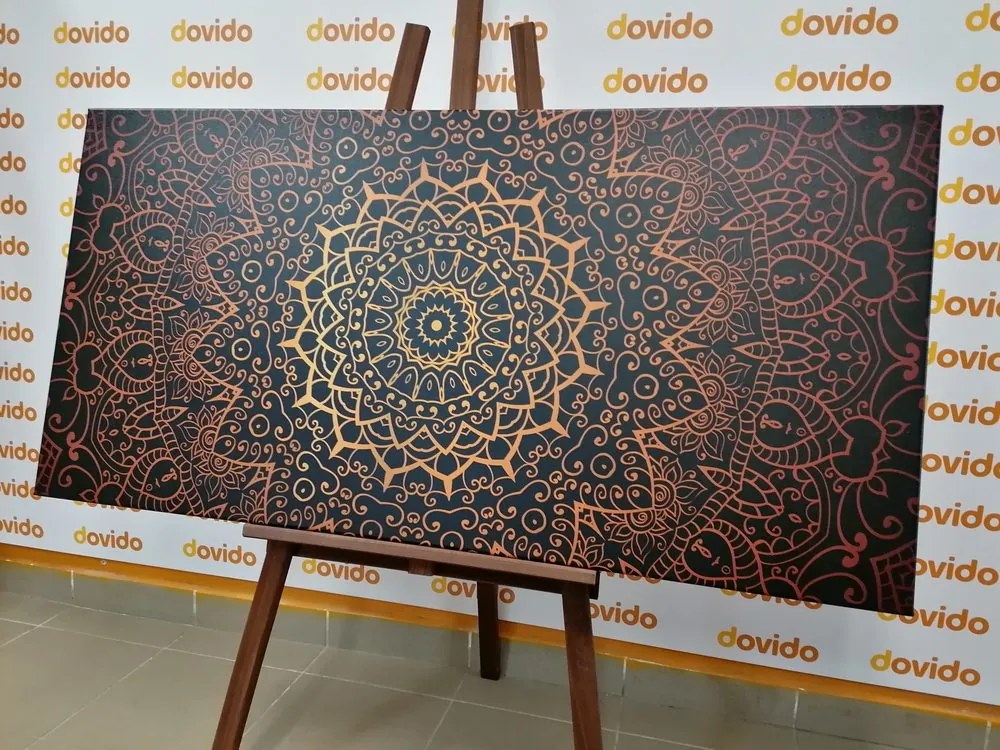 Tablou vintage Mandala în stil indian