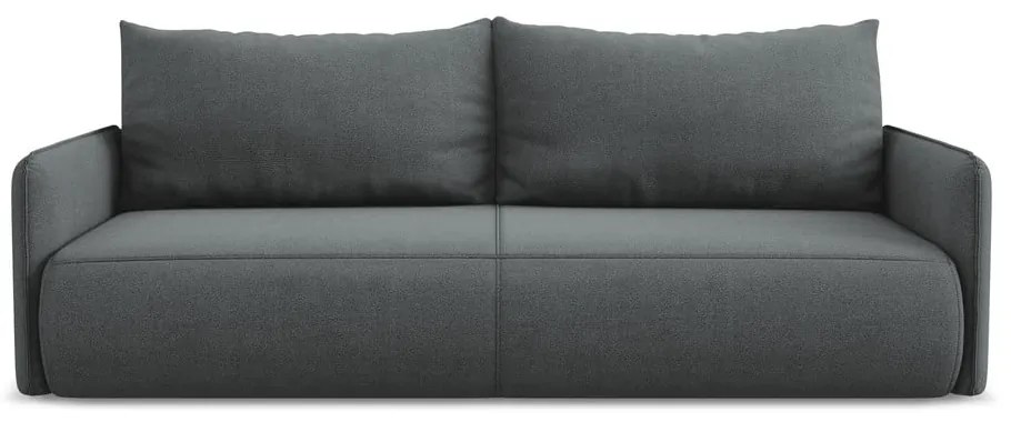 Canapea gri extensibilă/cu spațiu de depozitare 216 cm Nanea – Makamii