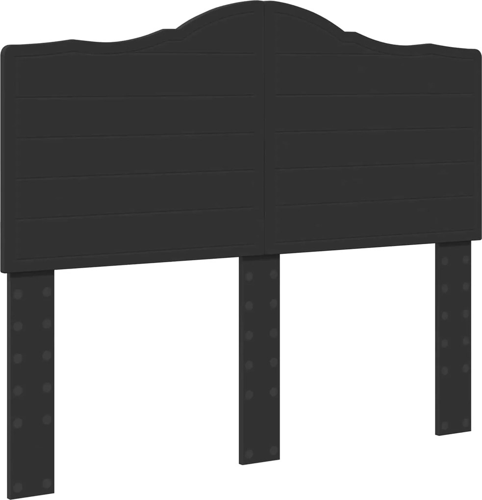 vidaXL Tăblie cap Stejar Negru 135 cm Lemn compozit