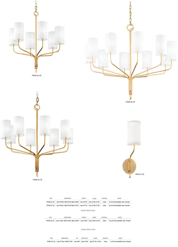 Candelabru design clasic JUNIPER cu 8 surse de lumina