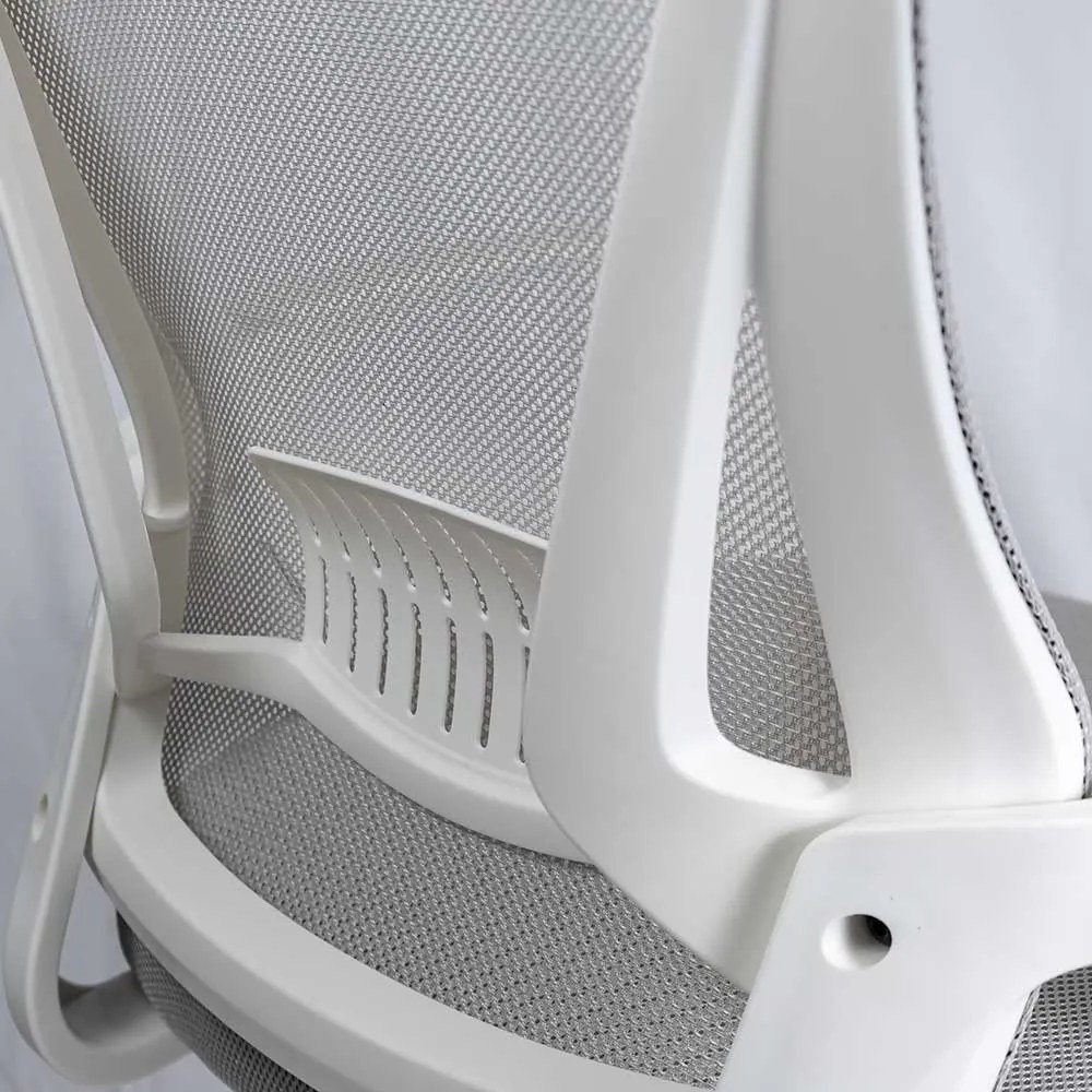 Scaun de birou pentru copii din mesh OFF 433 gri