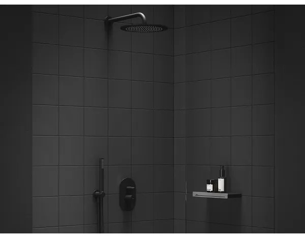 Ravak X07P670 - Cap de duș manual negru mat