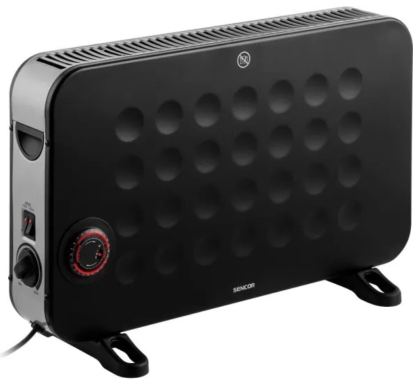 Convector electric Sencor 750/1250/2000W/230V termostat IP24 negru