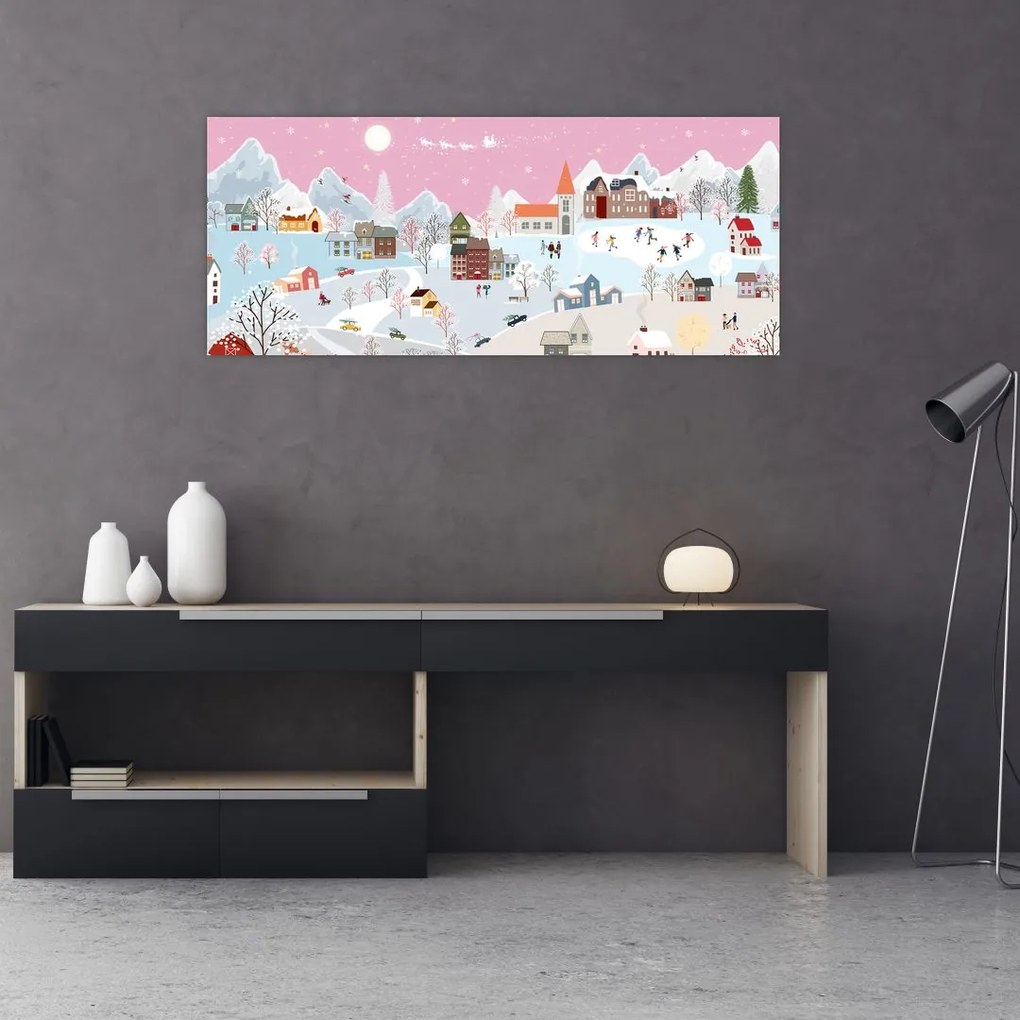 Tablou - Iarma magică (120x50 cm)