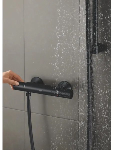 GROHE 345942430 - Baterie de duș termostatică PRECISION START DN 15, neagră