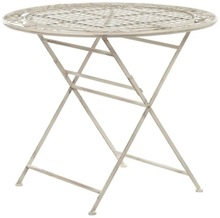 Set mobilier de grădină Basilia (alb crem) (pentru 4 persoane). 1035690