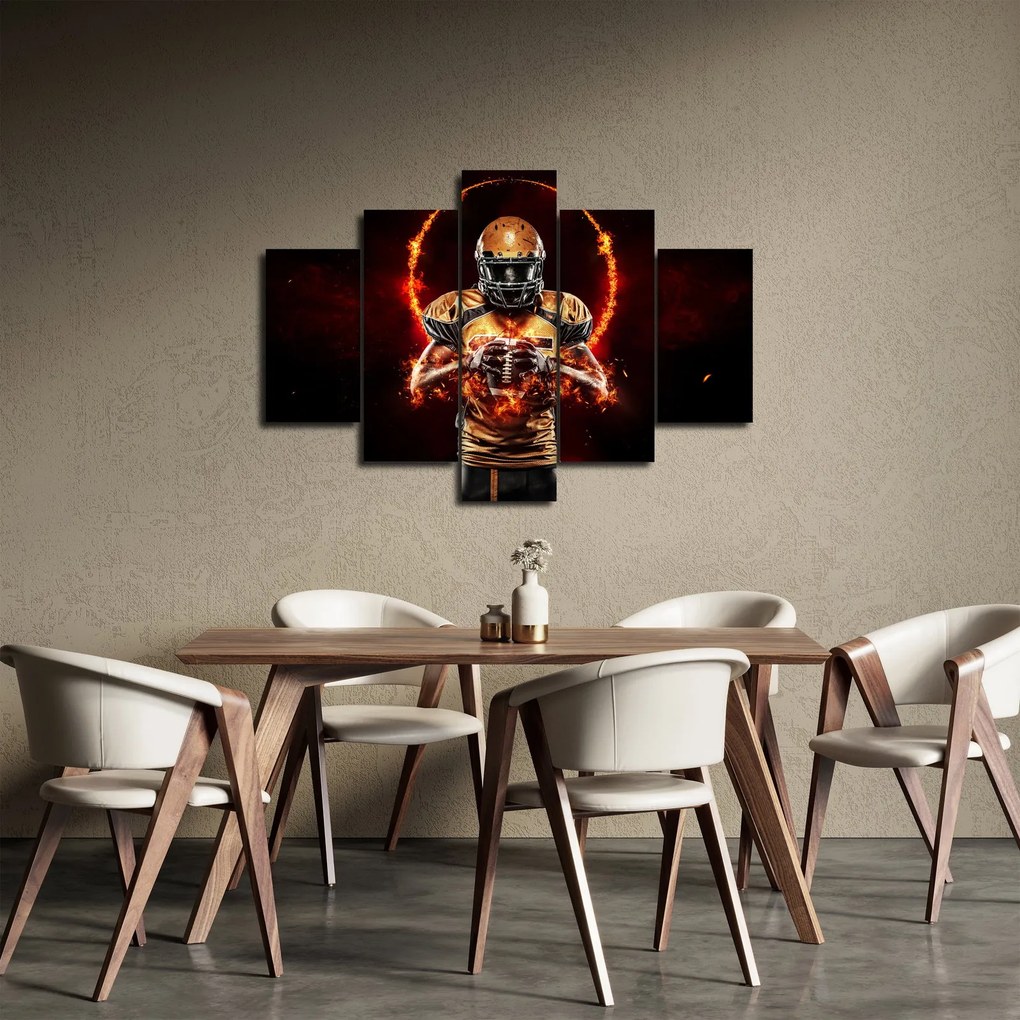 Tablou - Jucător de fotbal american (150x105 cm)
