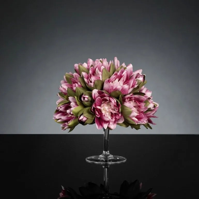 Aranjament floral mic decor festiv design LUX STAND LOTUS