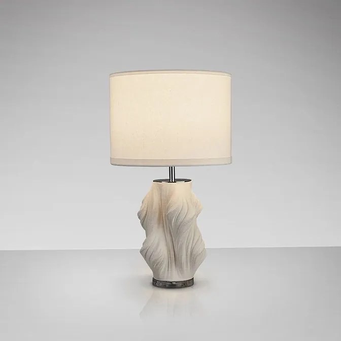 Lampa de masa din ceramica imprimata 3D Kaos