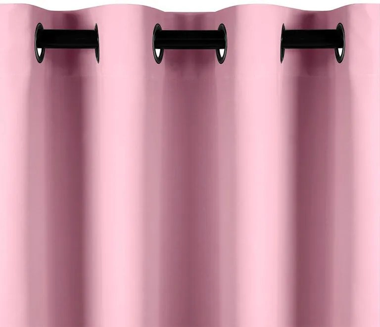 Draperie BLACKOUT AMELIA roz 140 x 245 cm 2 buc