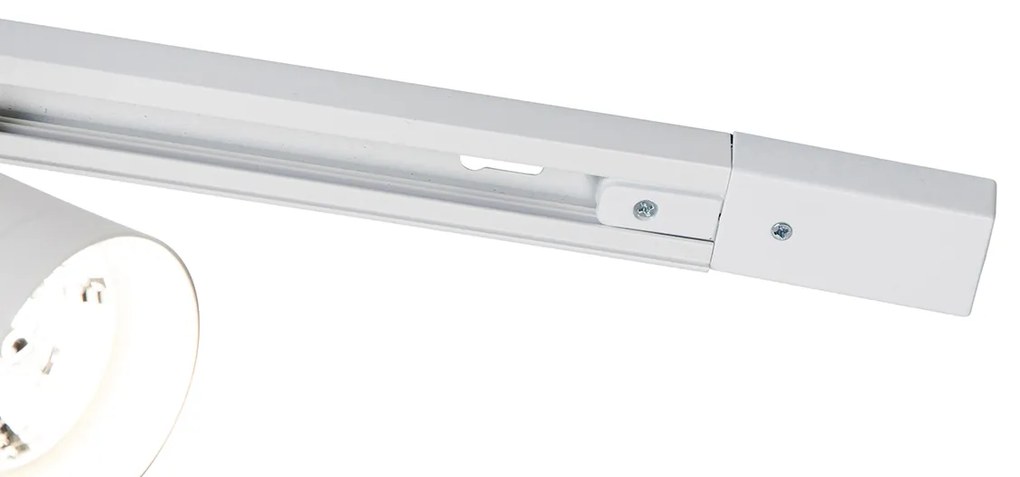 Sistem de șine modern cu 5 spoturi alb 1-fază GU10 70mm - Iconic Jeana Luxe