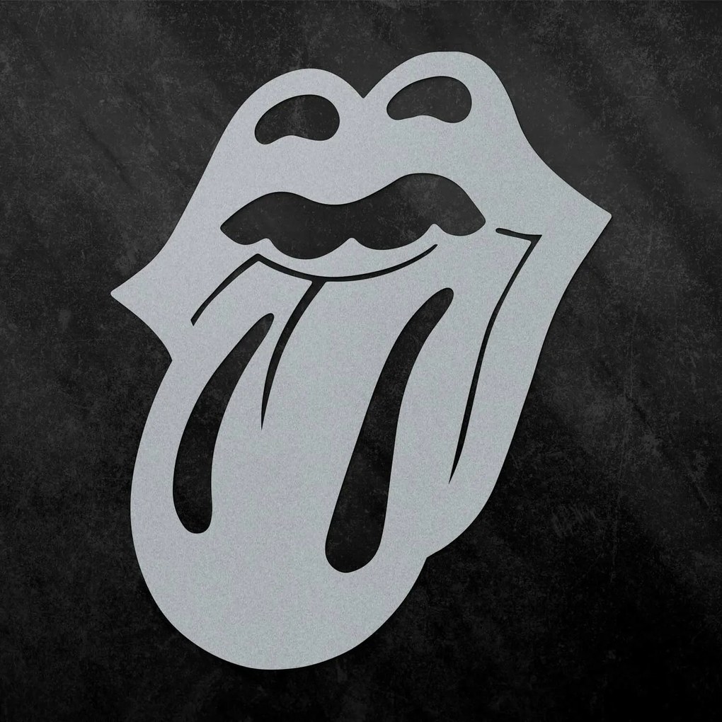 DUBLEZ | Semn din lemn pentru perete - The Rolling Stones